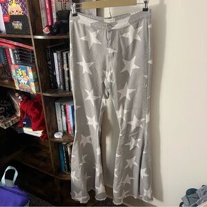 Altar'd State Gray Star Boot Cut Pants